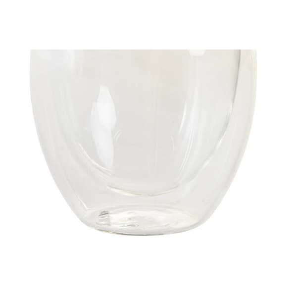 Sett med glass DKD Home Decor Gjennomsiktig Krystall Borosilikatglass 100 ml 2 Deler