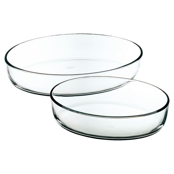 Ugnsplåt Glas Transparent (2 Delar)