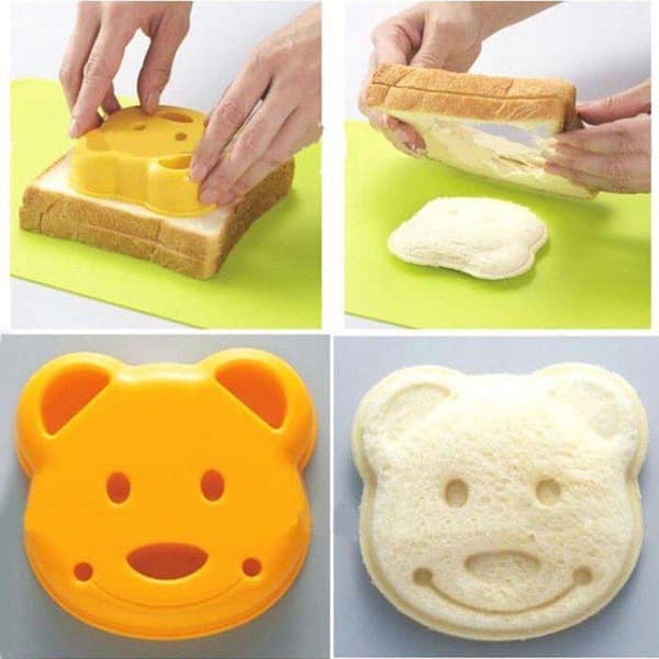 Sjov form til sandwich - bamse