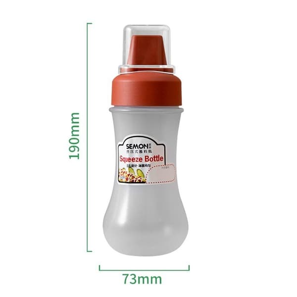 Såsflaska med 5-hålig Kork - 350 ml