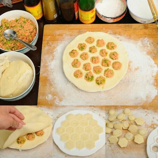 Form för Dumplings - 19 Hål
