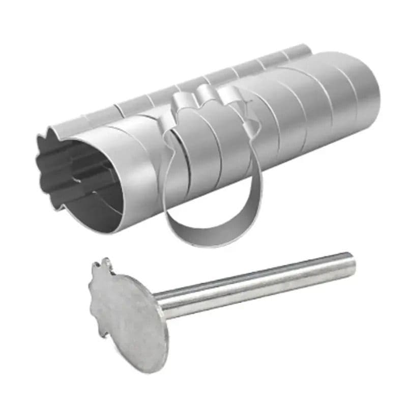 Kakformar - Ananas - Rostfritt Stål - 10 st