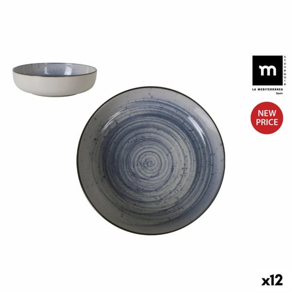 Syvä lautanen La Mediterránea Swirl Ø 18 cm (12 osaa)