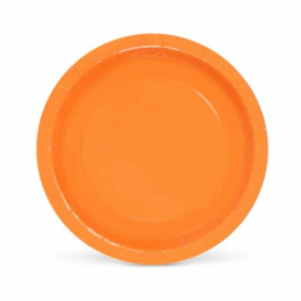Tallriksset Algon Engångsanvändning Papp Orange (36 antal)