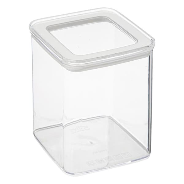 3-pakning plastbokser - gjennomsiktige