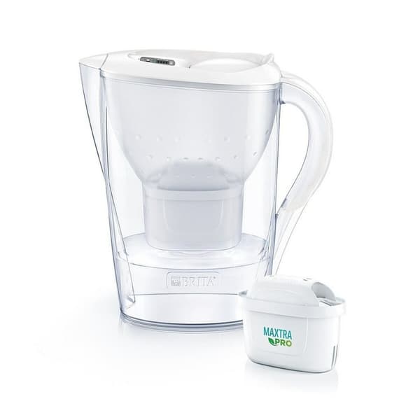 Suodatinkannu Brita Marella +1 Maxtra Pro PP Valkoinen polypropeeni 2,4 L 150 l