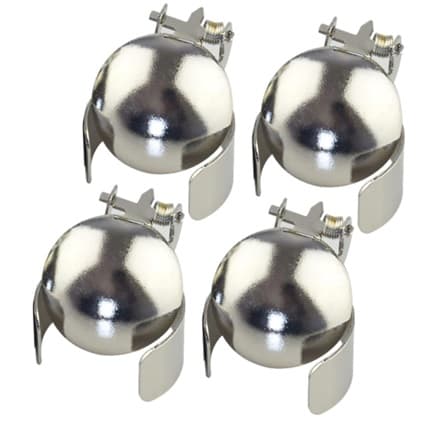 Lysslukker sølv, 4-pk
