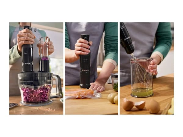 Bosch-serien | 4 ErgoMaster MSM4B610 Stavmixer Piano svart/antracit