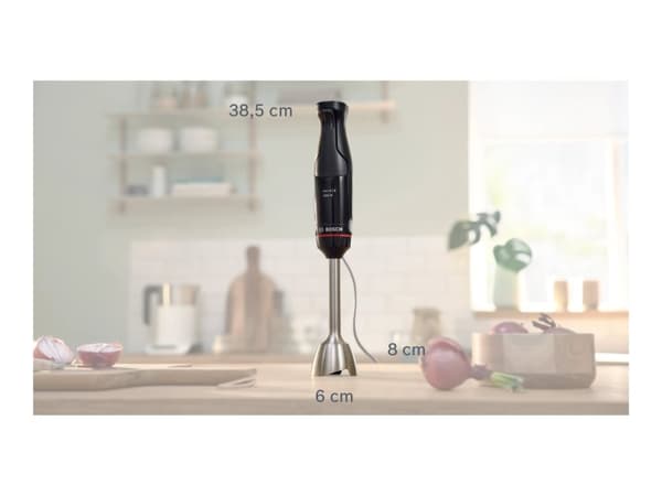 Bosch-serien | 4 ErgoMaster MSM4B610 Stavmixer Piano svart/antracit