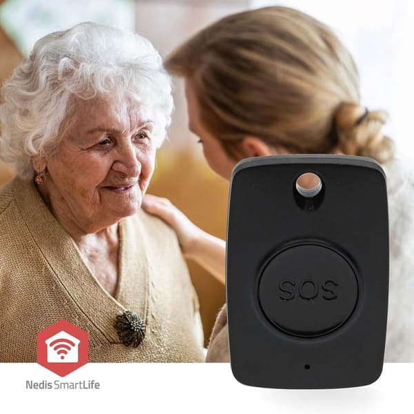 Nedis Smart Panic Knapp | Zigbee 3.0 | Batteritypsenergi: CR2450 | Svart