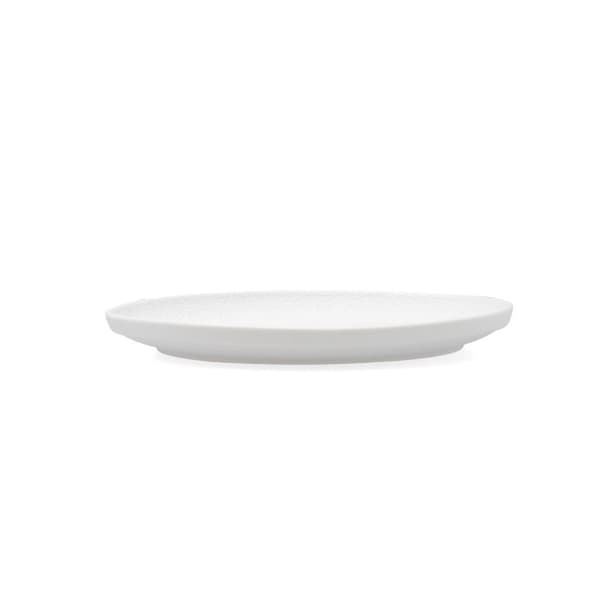 Flat tallerken Bidasoa Fosil Hvit Keramikk 21,3 x 21,2 x 2,2 cm (8 enheter)