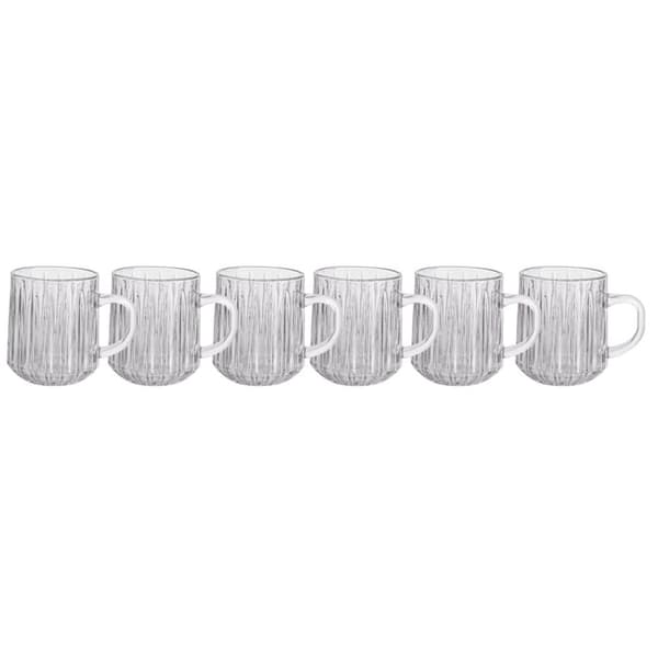 Set med 6 teglas