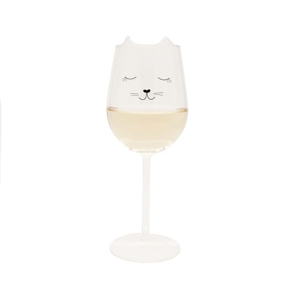 Winkee Cat Wine Glass - Viinilasi