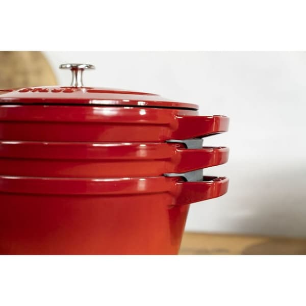Bageplade Zwilling La Cocotte Rød Støbejern Ø 24 cm (3 enheder)