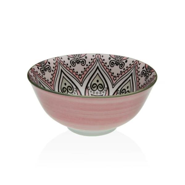 Snacksskål Versa Rosa Keramik Porslin 15,5 x 7 x 15,5 cm