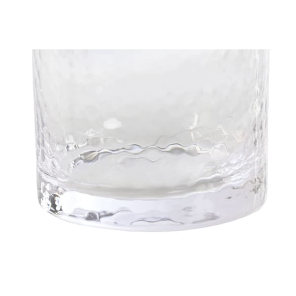 Glassæt Home ESPRIT Gennemsigtig Krystal Med relief (6 enheder)