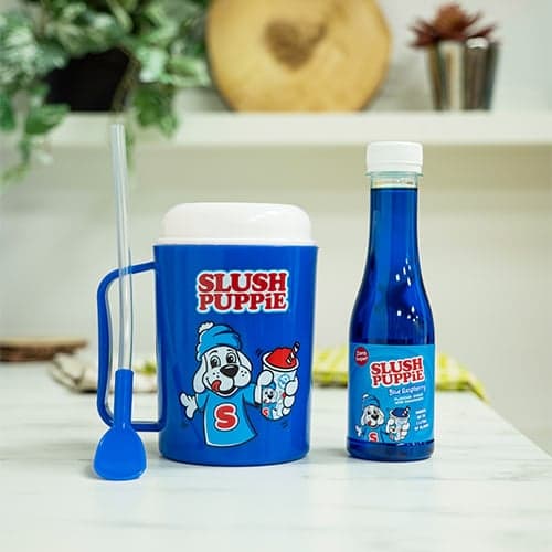 Fizz Creations SLUSH PUPPiE Making Cup & Original Blueberry Syrup Set - Sininen