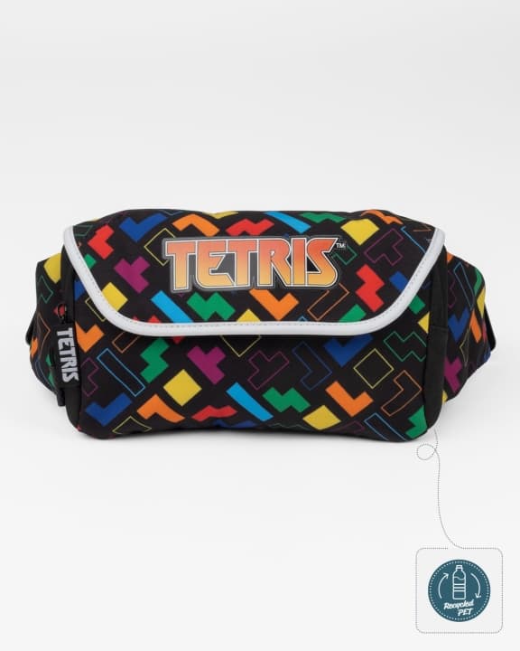Itemlab Tetris bæltetaske farvet spil