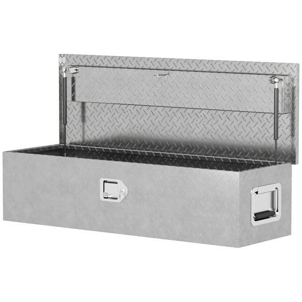 Förvaringslåda, 99x33x25.5 cm, Silver