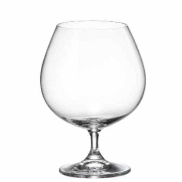 Glasset Bohemia Crystal Clara Konjak 690 ml 6 antal 4 antal 7,5 x 12 x 16 cm