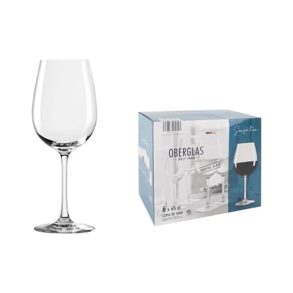 Sæt med glas Inde Sensation 650 ml 6 Dele