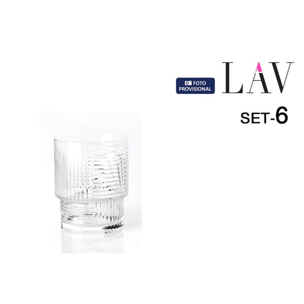 Sett med glass LAV Helen 0,23 l 6 Deler (8 enheter)