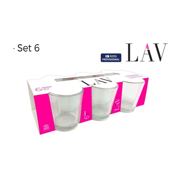 Glasset LAV Paris 6 Delar (8 antal)
