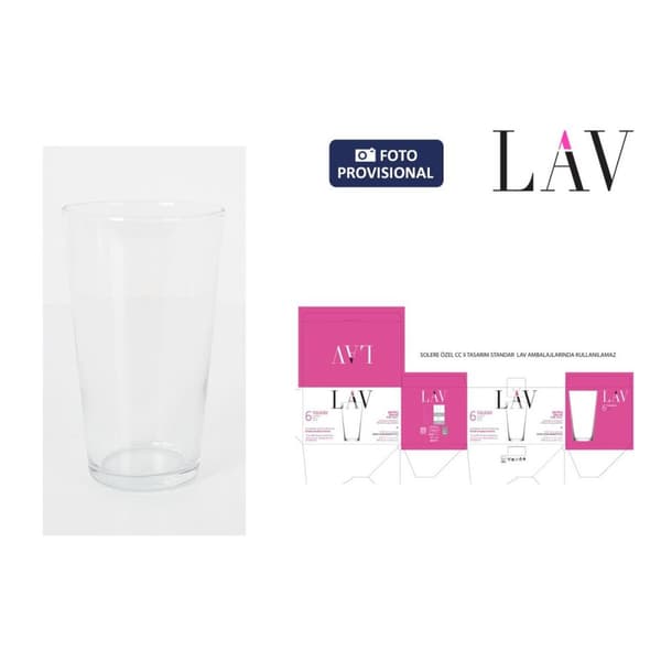 Glasset LAV Toledo 6 Delar (4 antal)