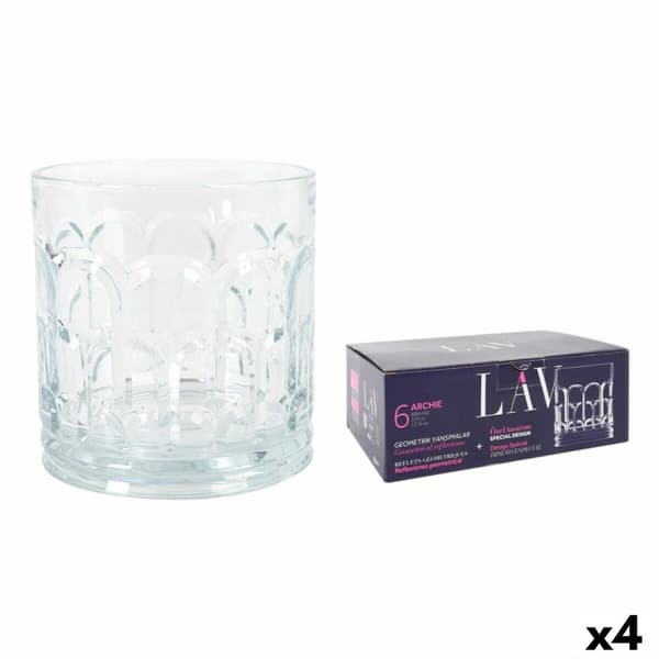 Sett med glass LAV Archie 0,37 L 6 Deler (4 enheter)