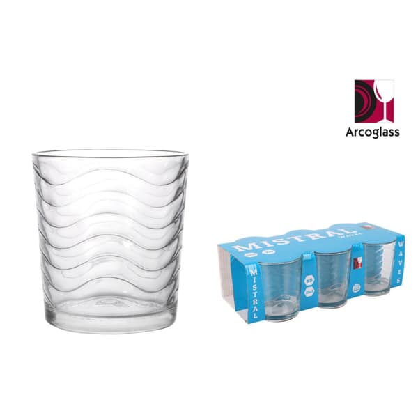 Glasset La Mediterránea Mistral waves 6 Delar (12 antal)