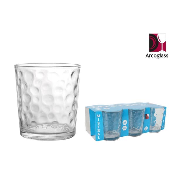 Glassæt La Mediterránea Mistral dots 6 Dele (12 enheder)