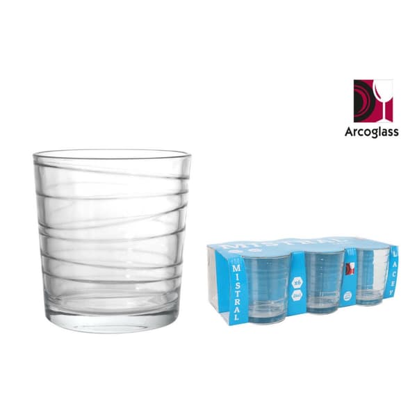 Sett med glass La Mediterránea Mistral lacey 6 Deler (12 enheter)
