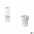 Miniatyrbillede 1 af 3: Glassæt Algon Hvid 220 ml 25 Dele (24 enheder)