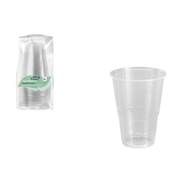 Sett med glass Algon 330 ml 15 Deler (24 enheter)