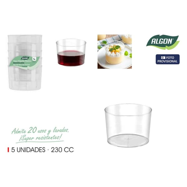 Glasset Algon 5 Delar (18 antal)