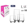 Miniatyrbild 2 av 3: Glasset LAV Diamond 310 ml 385 ml 215 ml 18 Delar (2 antal)