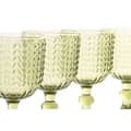 Miniatyrbillede 4 af 5: Sæt med glas Home ESPRIT Grøn Krystal 380 ml (6 enheder)