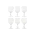 Miniatyrbillede 1 af 4: Sæt med glas Home ESPRIT Gennemsigtig Krystal 270 ml (6 enheder)