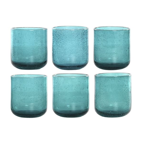 Glasset Home ESPRIT Turkos Glas 320 ml (6 antal)