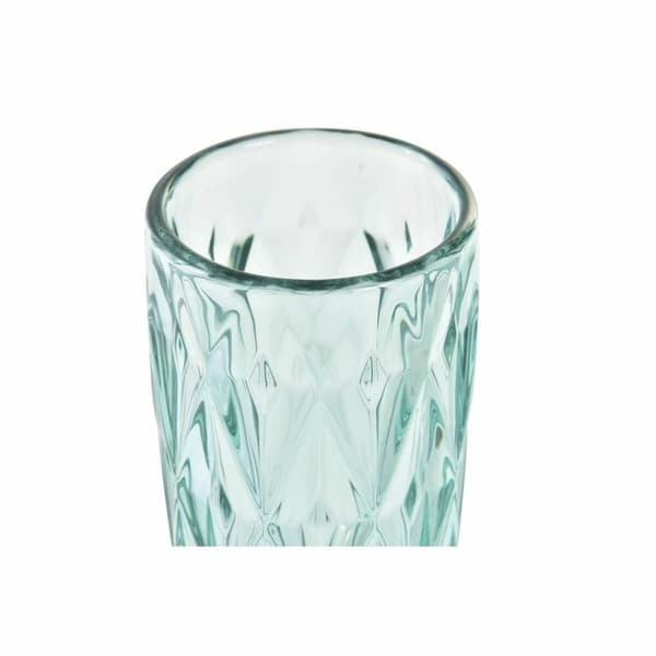 Vinglas DKD Home Decor Krystal Turkisblå (150 ml)