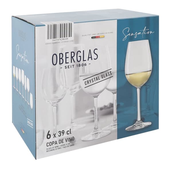 Vinglassett Inde Sensation 390 ml 6 Deler