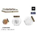 Miniatyrbilde 3 av 3: Glasskrukke La Mediterránea WOOD 180 ml (60 enheter)