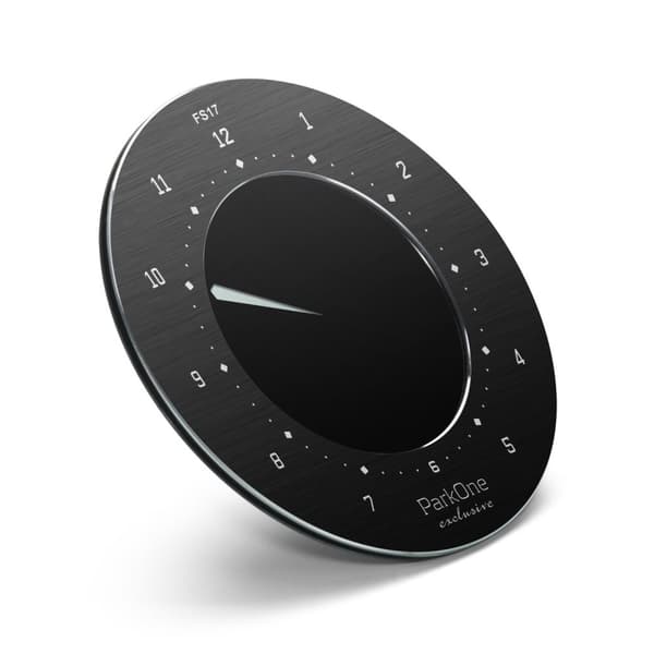 ParkOne Exclusive - Svart elektronisk parkeringsskiva
