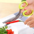 Miniatyrbild 1 av 4: 1 multifunktions örtsax med 5 blad med plastborste, rostfritt stål