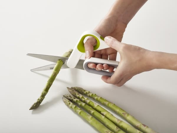 JJ-PowerGrip køkkensaks, hvid og grøn