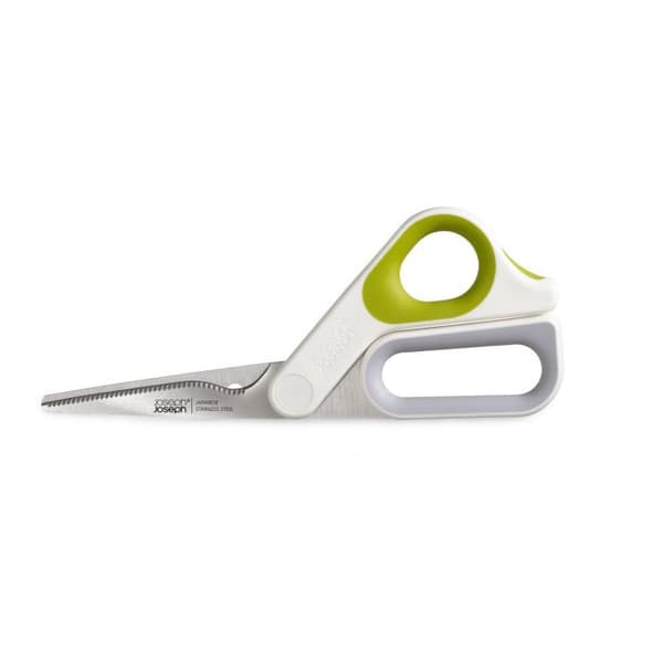 JJ-PowerGrip køkkensaks, hvid og grøn