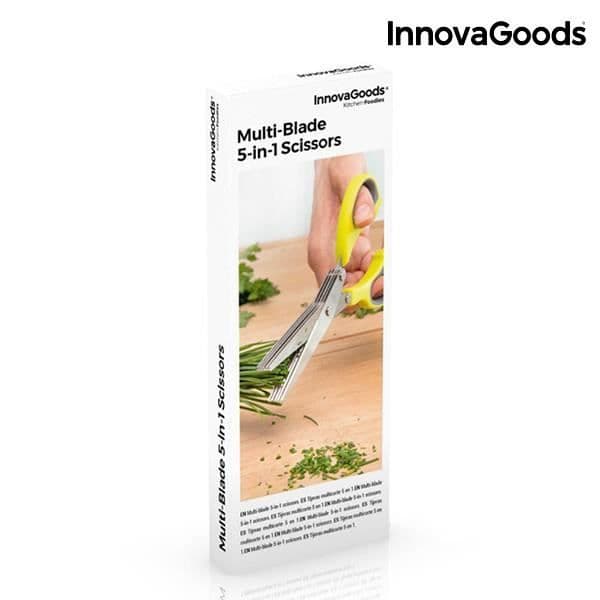 InnovaGoods 5-i-1 multiskärande kökssax