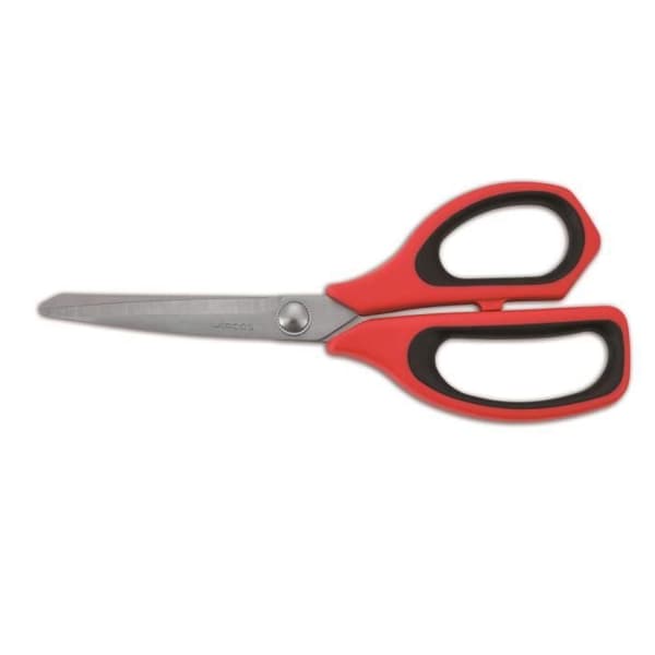 Arcos 185622 kökssax i rostfritt stål och mango Polypropen + 215 mm röd elastomer i blisterförpackning.