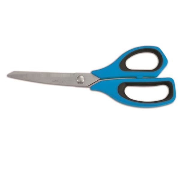 Arcos kökssax 185723 rostfritt stål och mango Polypropen + 240 mm blå elastomer i blister.