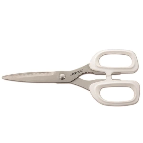 Arcos 185324 kökssax i NITRUM rostfritt stål och 200 mm vit polypropen mango i blisterförpackning.